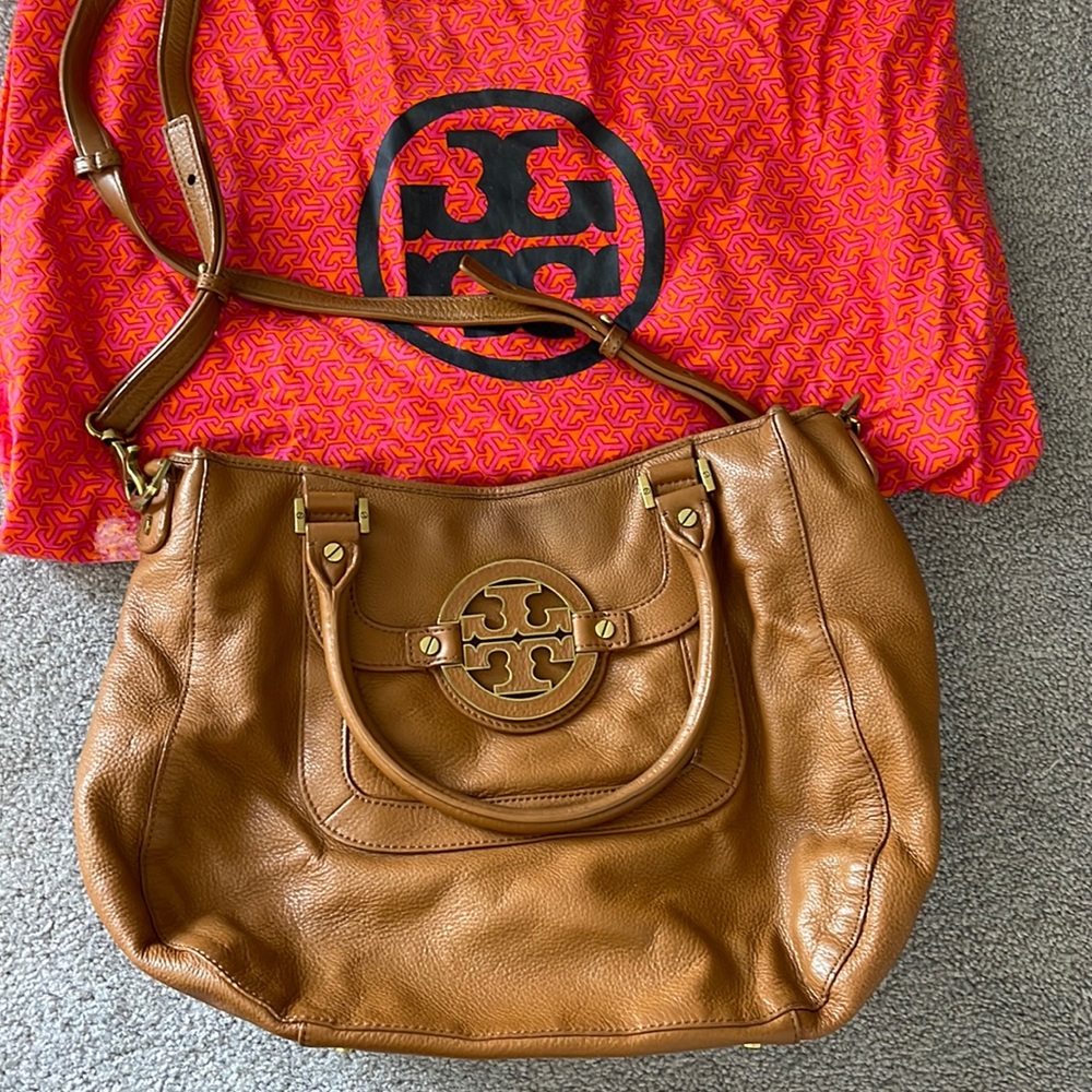 Tan Tory Burch handbag